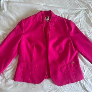 Anne Klein Pink Blazer Suit Jacket - Medium